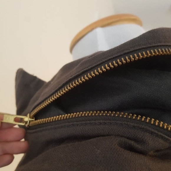 French Connection Rustic Blue Rollup Sleeve Jacket with Hidden Hoodie - Picture 5 of 14